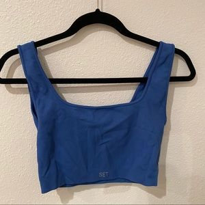 Set Active Box Cut Sports Bra